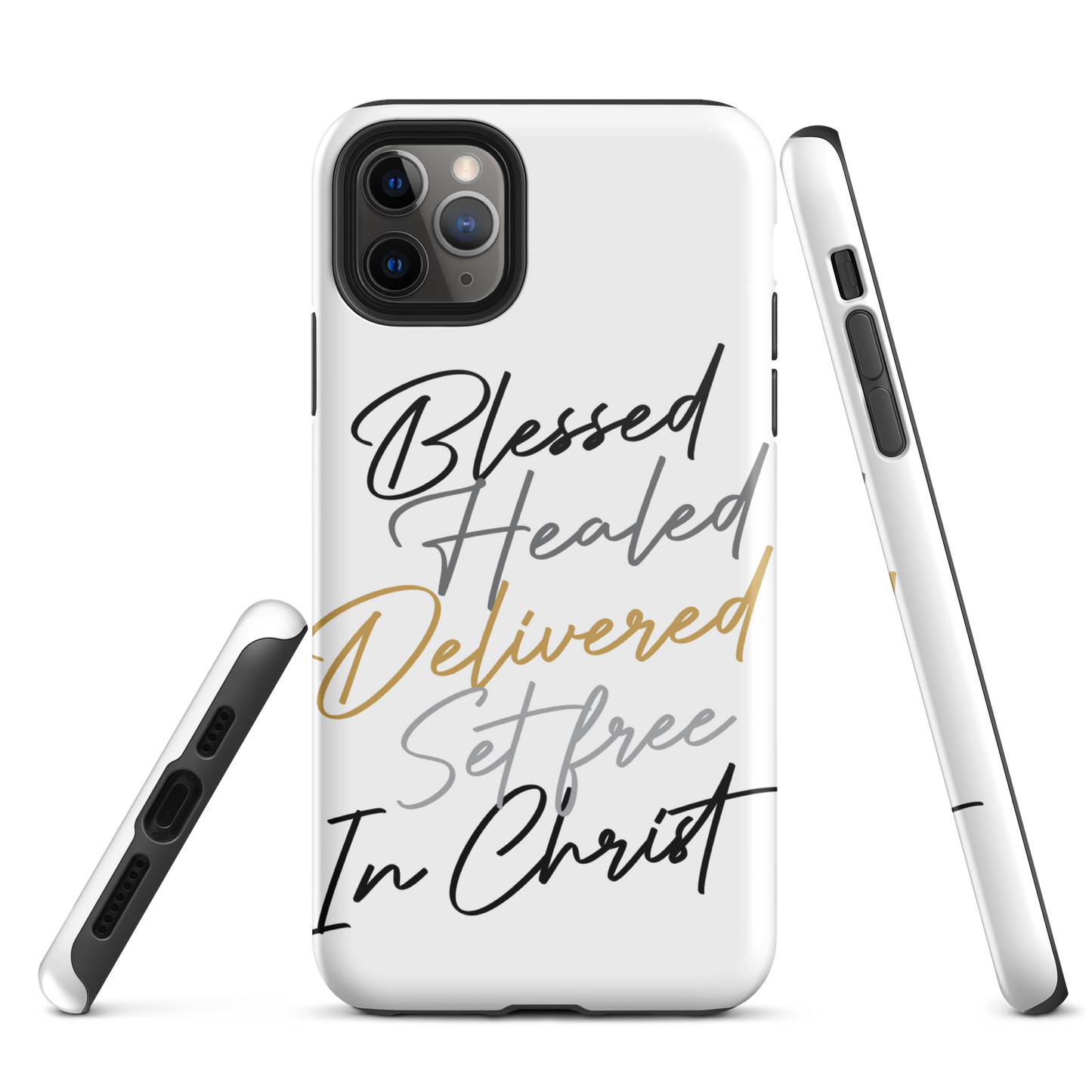 Blessed, Healed Tough iPhone Case