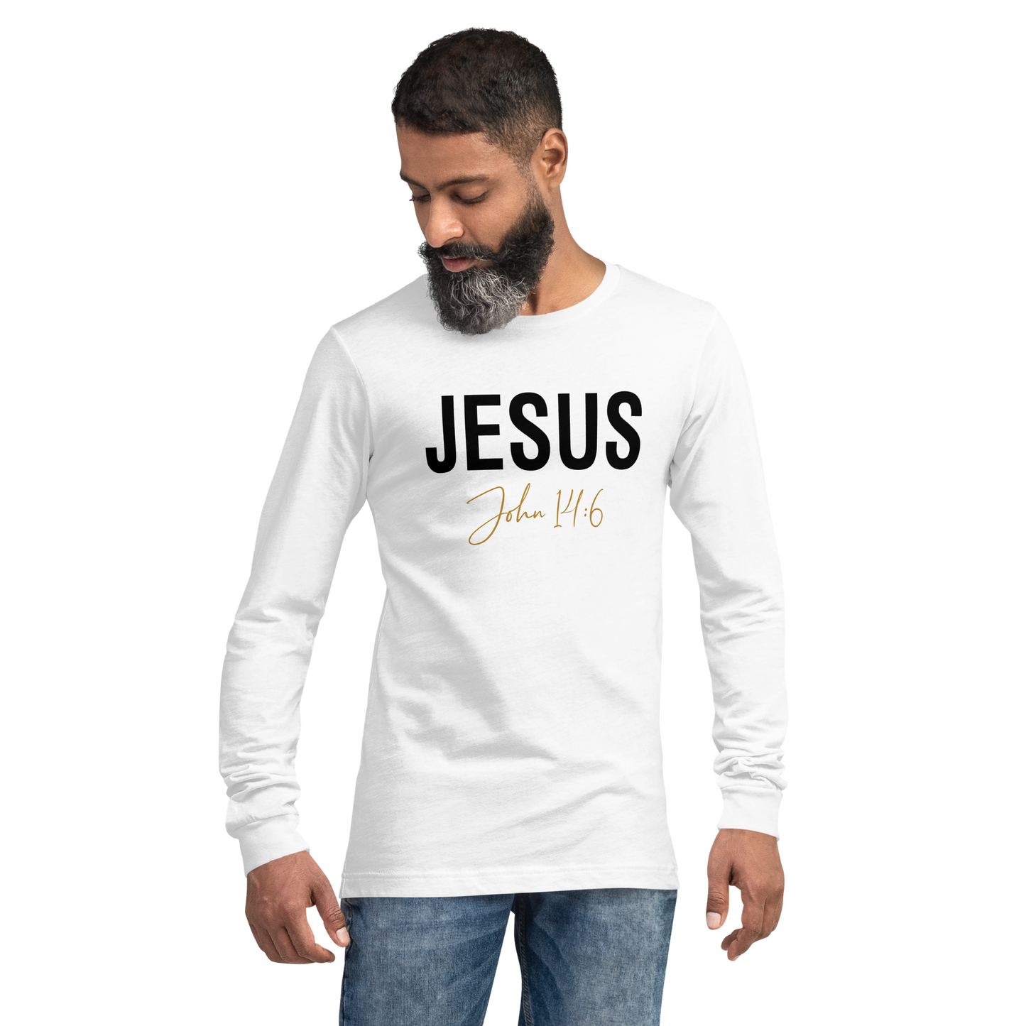 Unisex Long Sleeve Jesus Signature Tee Original *addt'l. colors