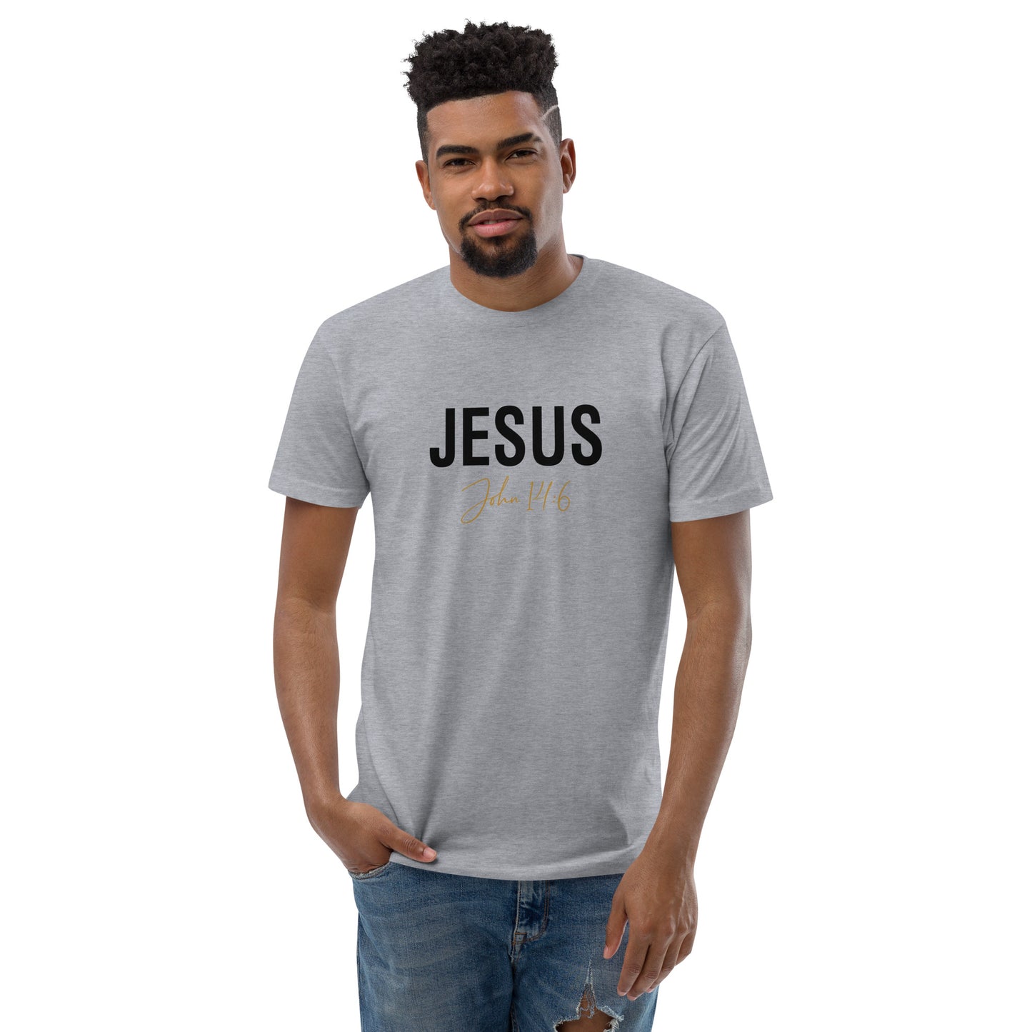 Men's Fitted Jesus T-shirt     *addt'l. colors