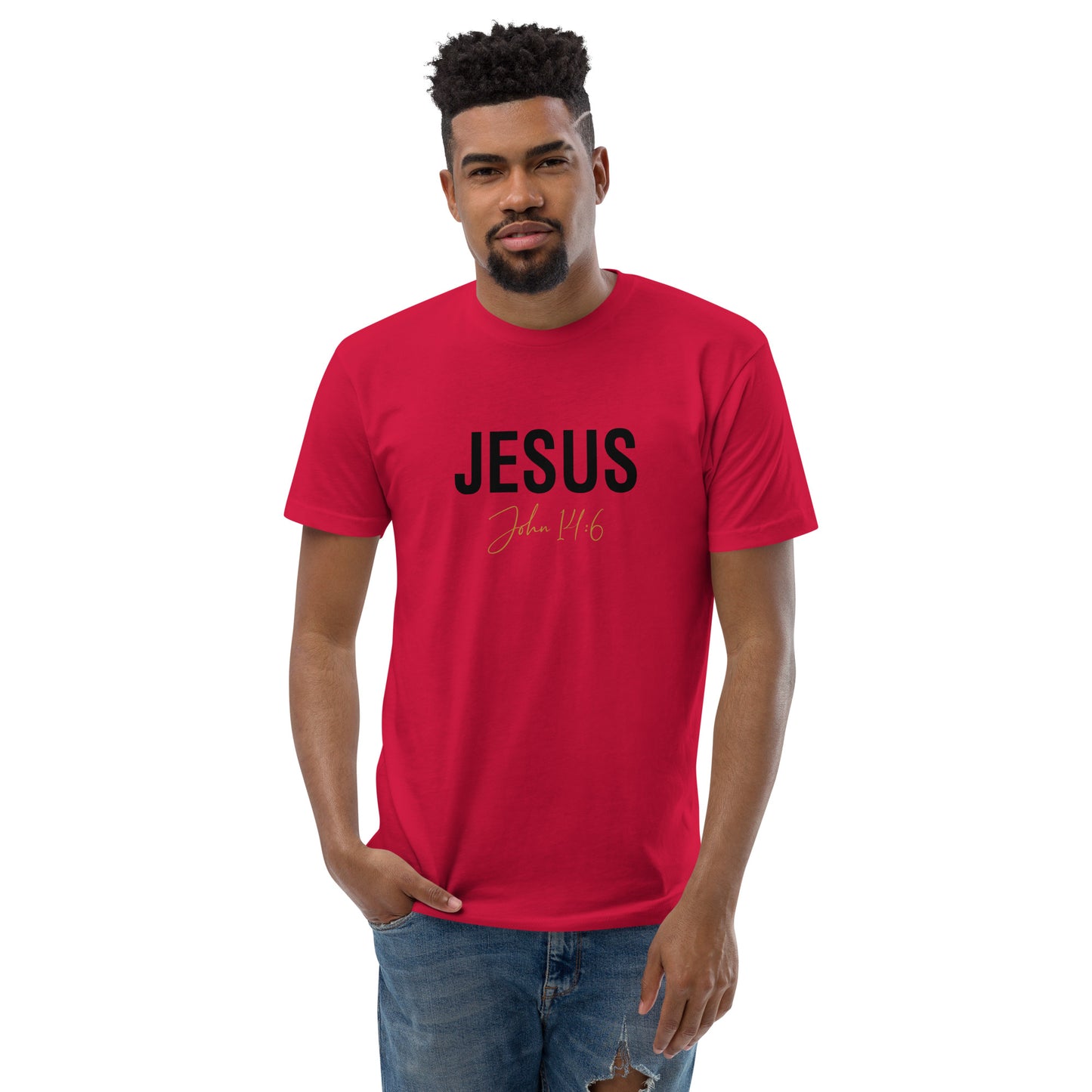 Men's Fitted Jesus T-shirt     *addt'l. colors