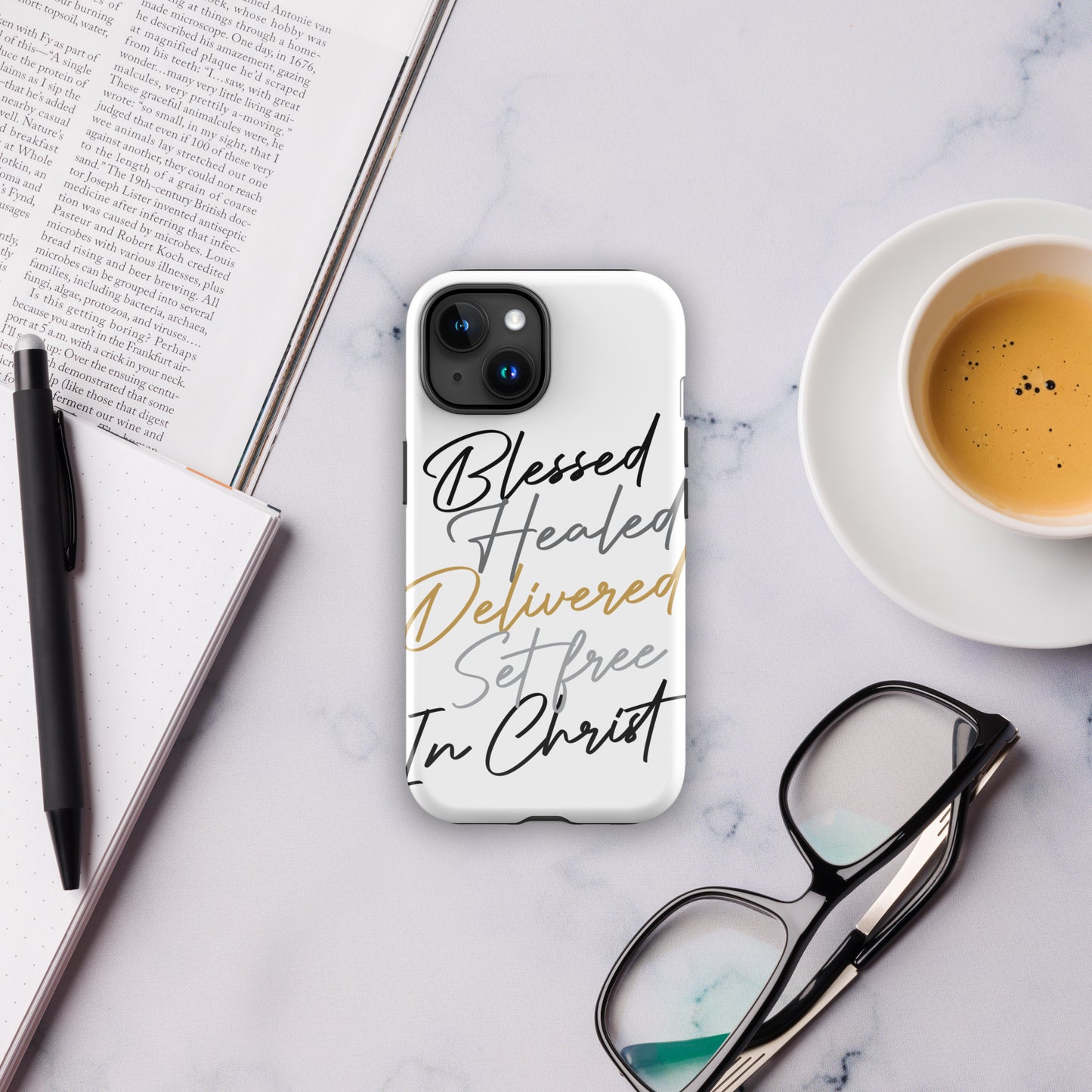 Blessed, Healed Tough iPhone Case
