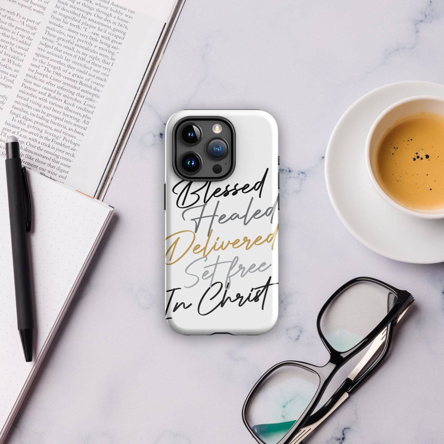 Blessed, Healed Tough iPhone Case