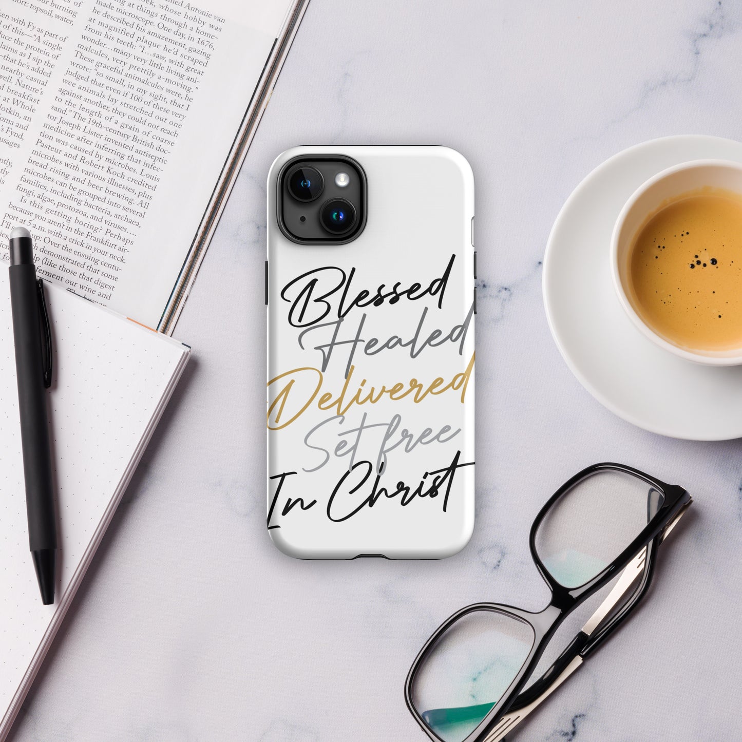 Blessed, Healed Tough iPhone Case