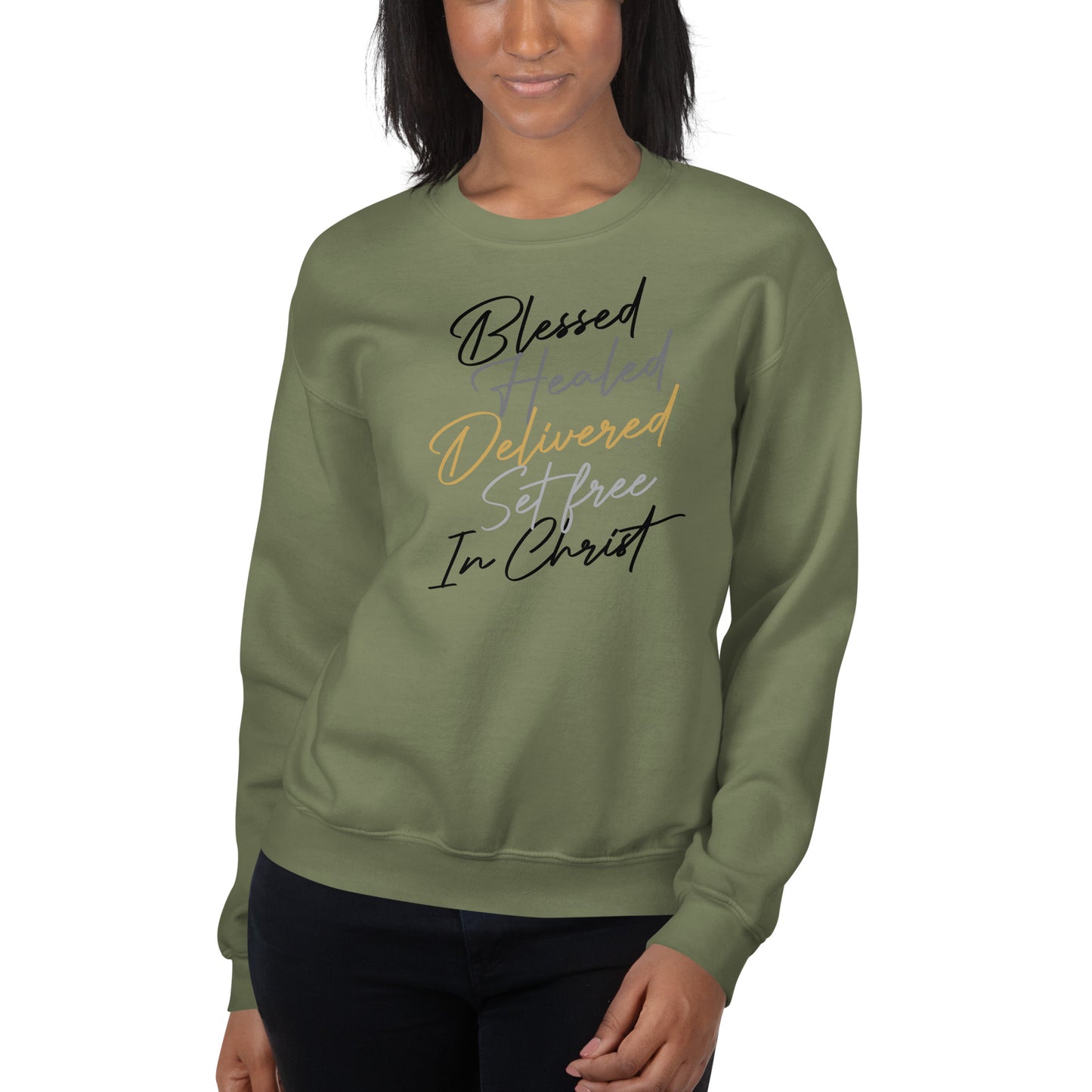 Blessed, Healed, Sweatshirt  *addt'l. colors