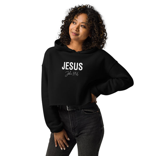 Cropped Jesus Bold Hoodie    addt'l. colors
