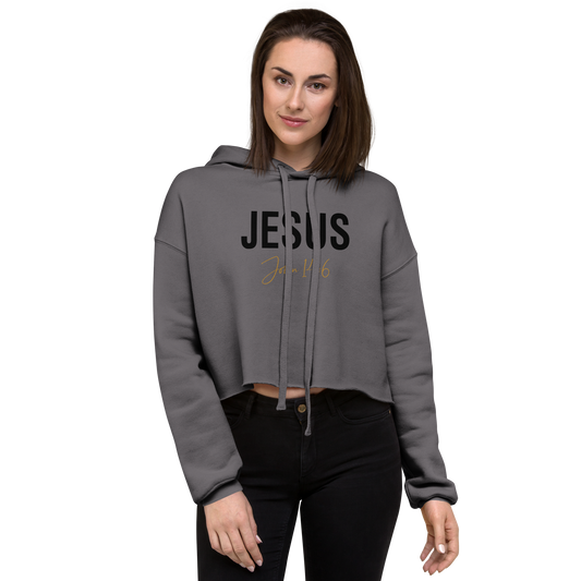 Cropped Jesus Hoodie     *addt'l. colors