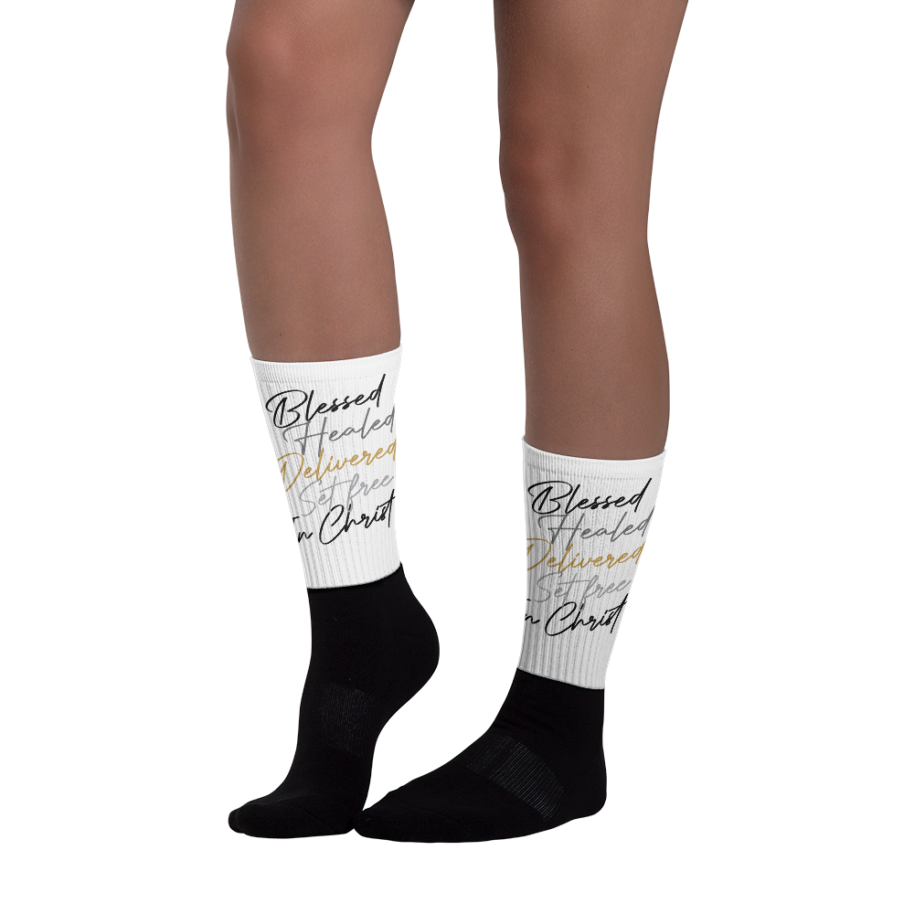 Blessed Healed Socks