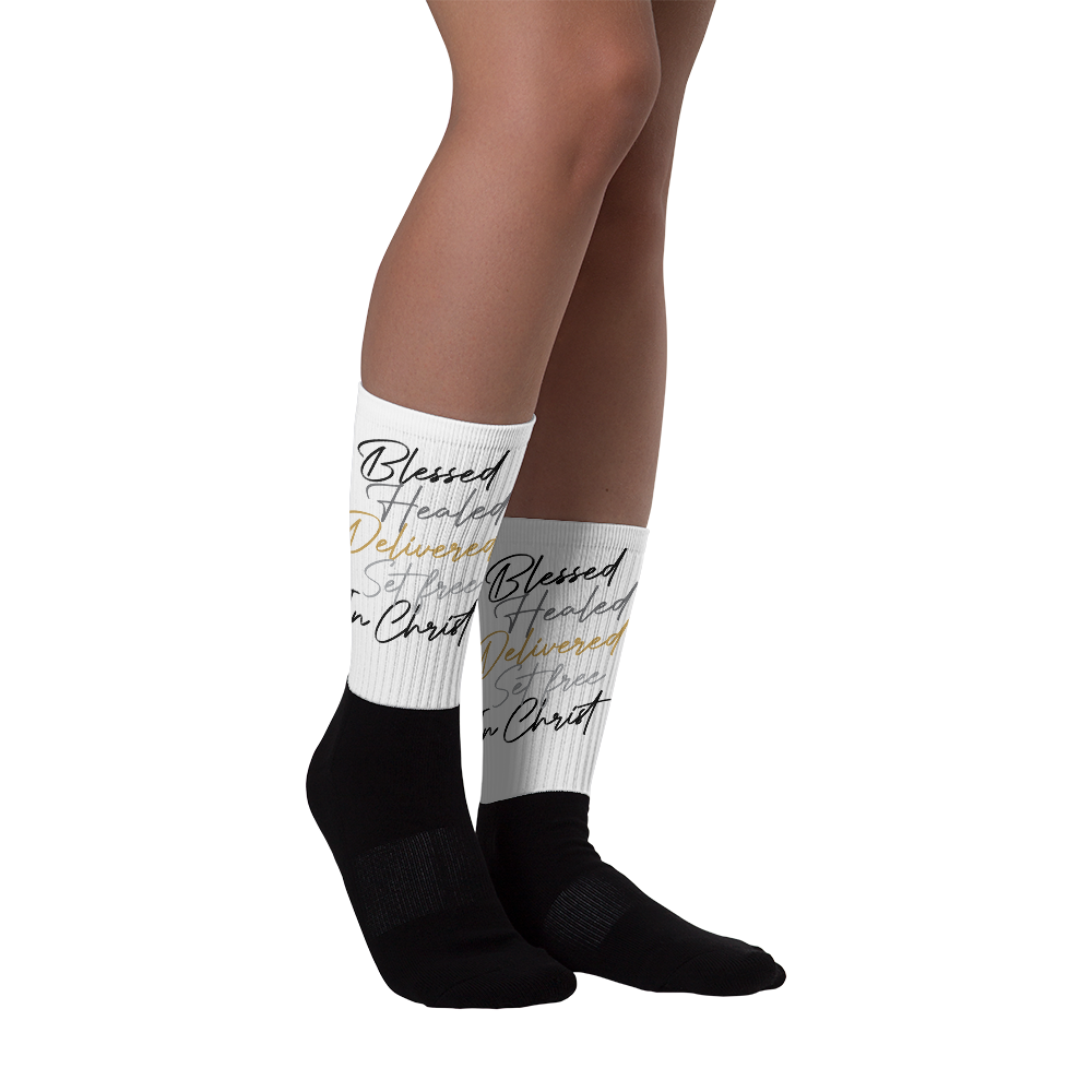 Blessed Healed Socks