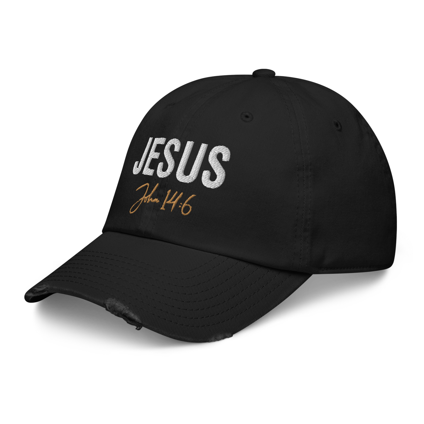 Signature Hat White Print Jesus John 14:6    *also in camo