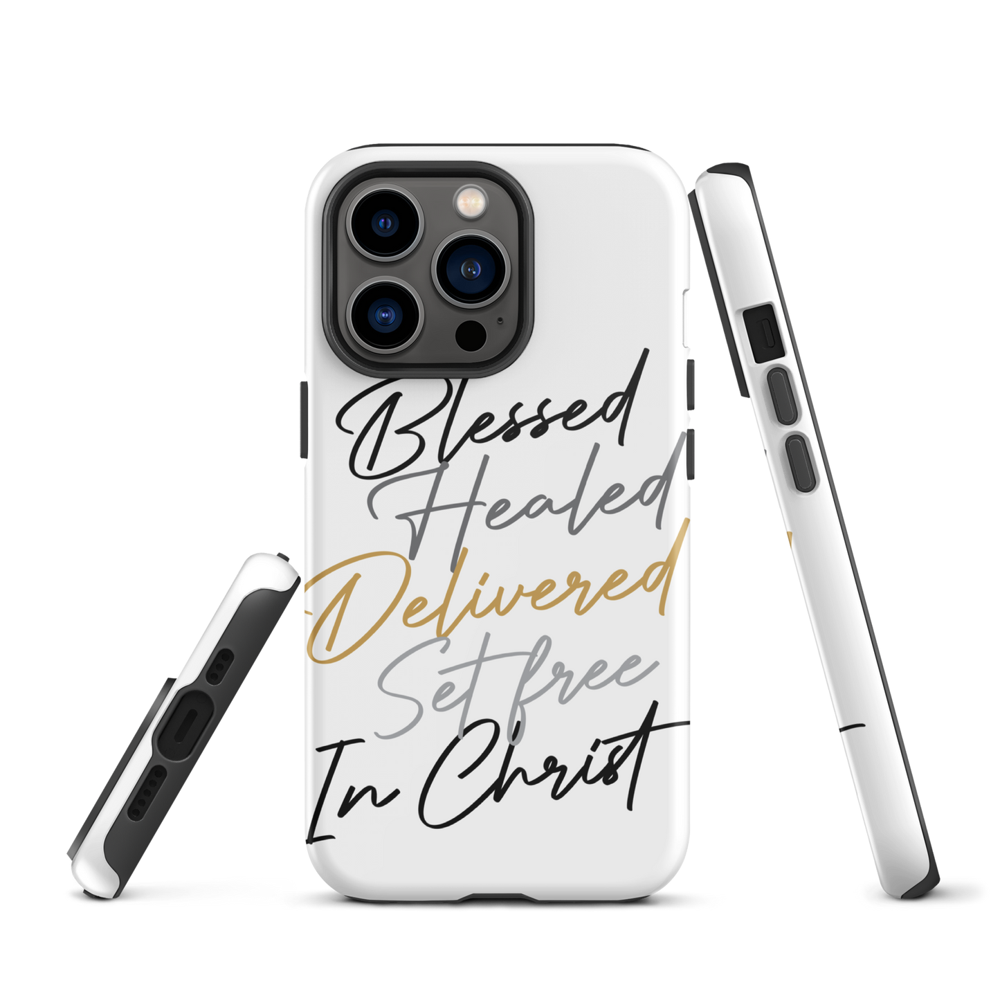 Blessed, Healed Tough iPhone Case