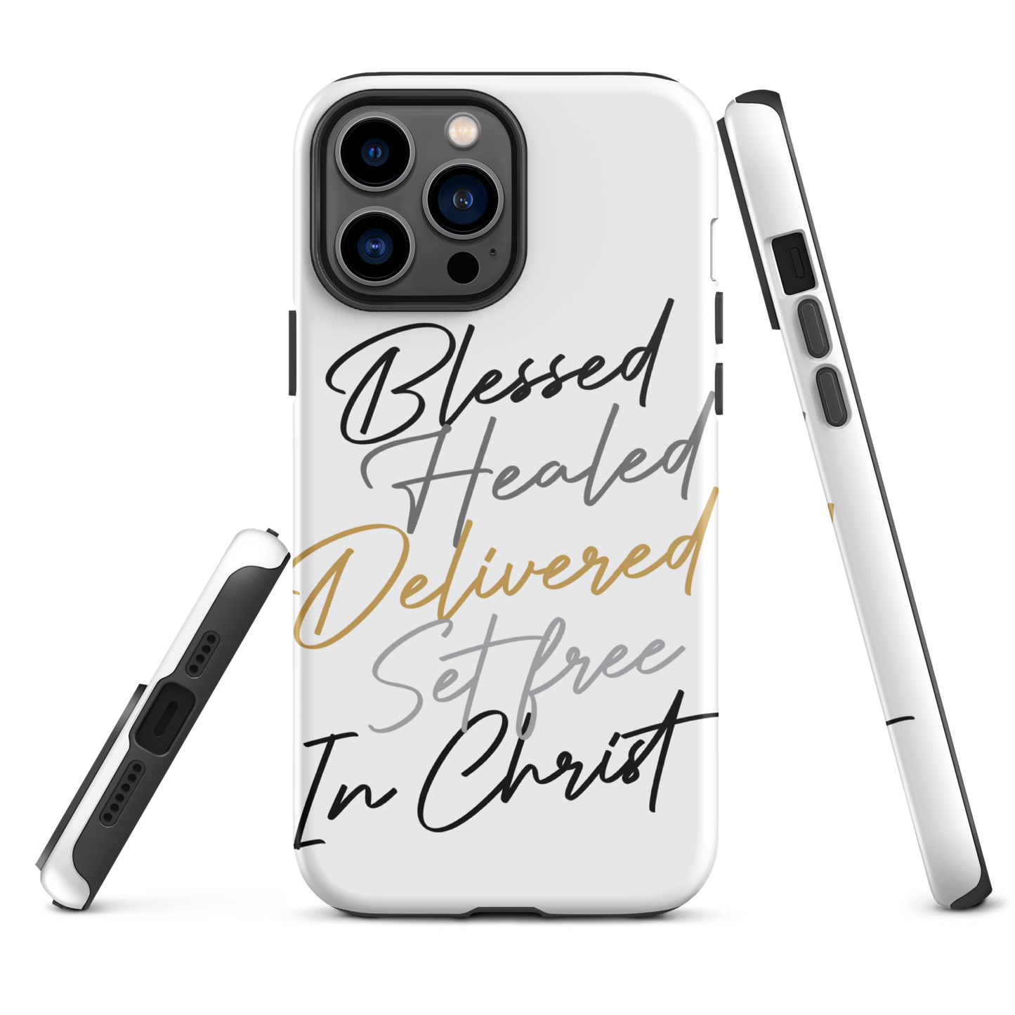 Blessed, Healed Tough iPhone Case