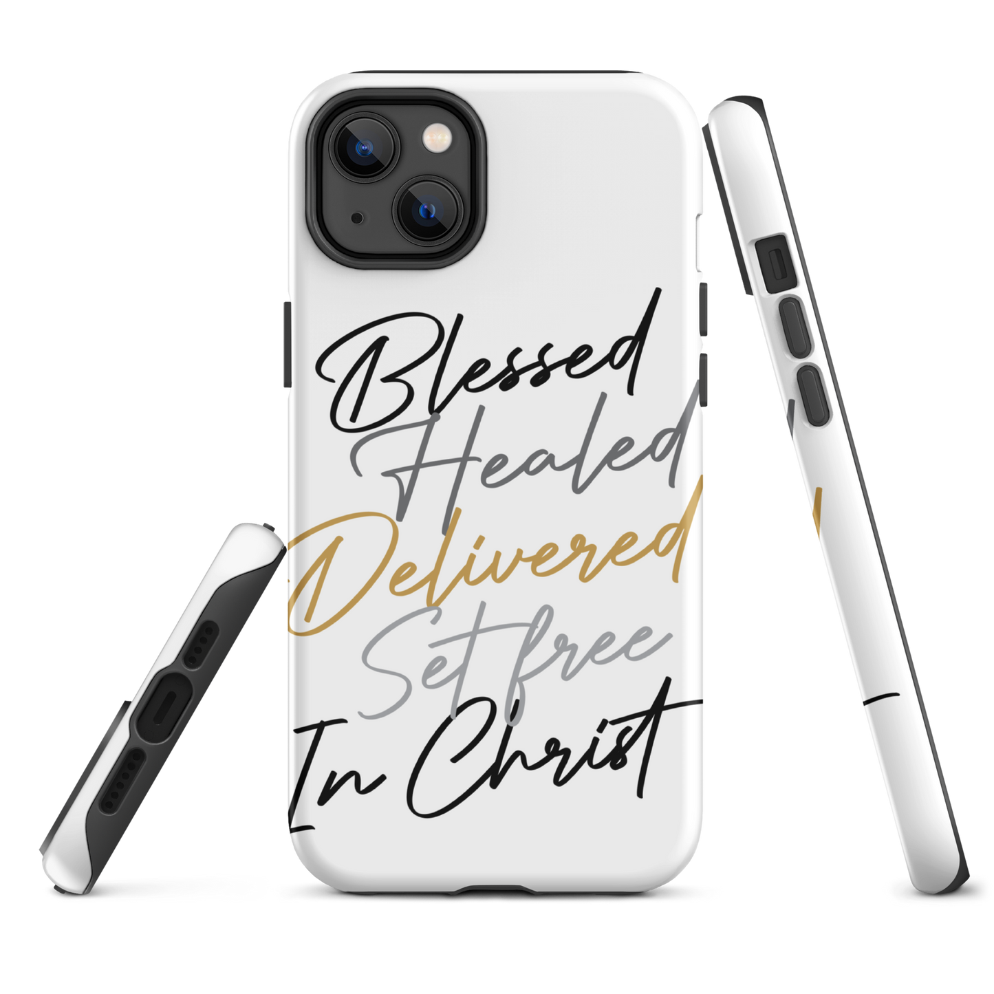 Blessed, Healed Tough iPhone Case