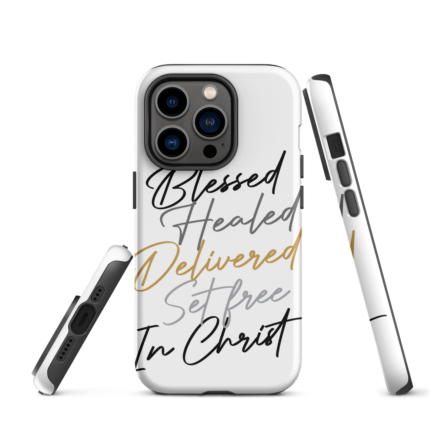 Blessed, Healed Tough iPhone Case