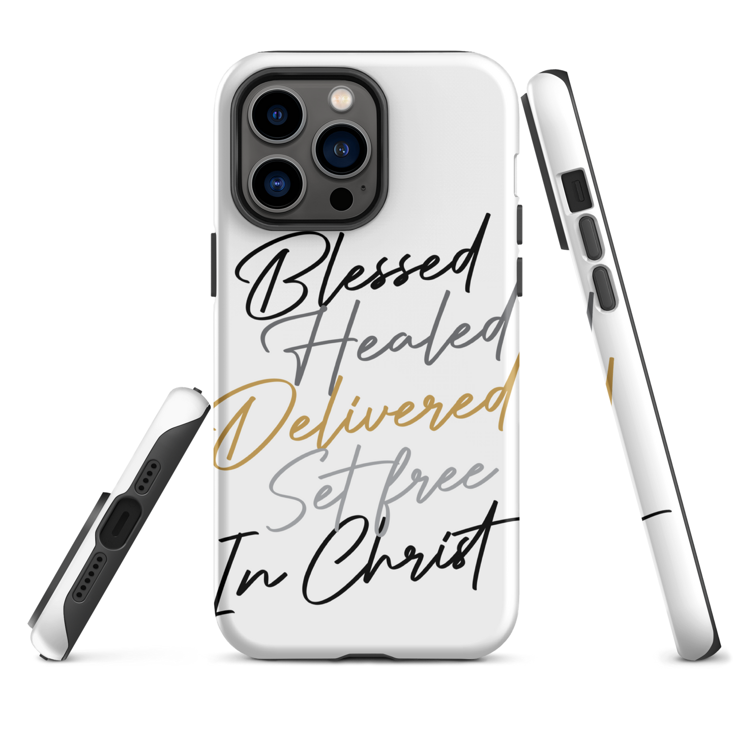 Blessed, Healed Tough iPhone Case