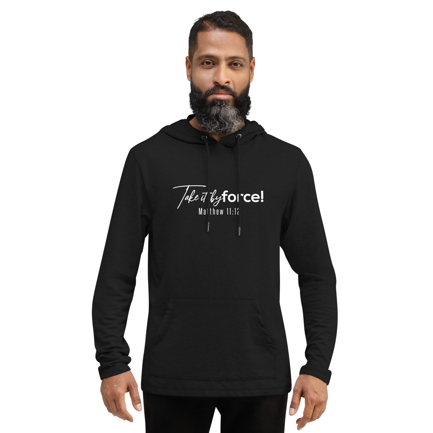 Unisex Take it by force! Lightweight Hoodie * black