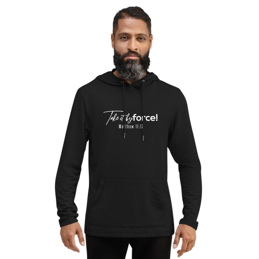Unisex Take it by force! Lightweight Hoodie * black