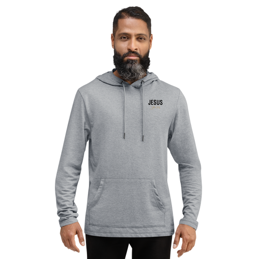 Unisex Jesus Signature Lightweight Hoodie   *also in light grey