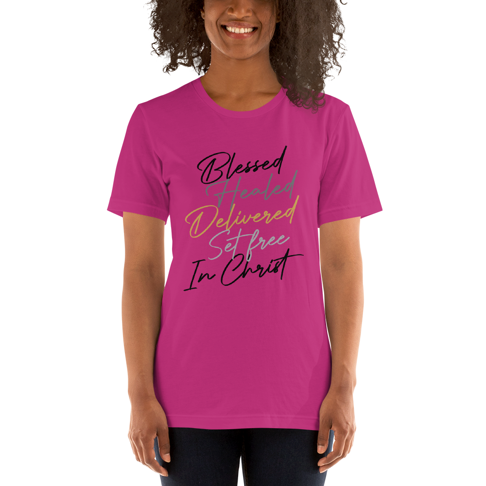 Blessed Healed T-shirt      *addt'l. colors