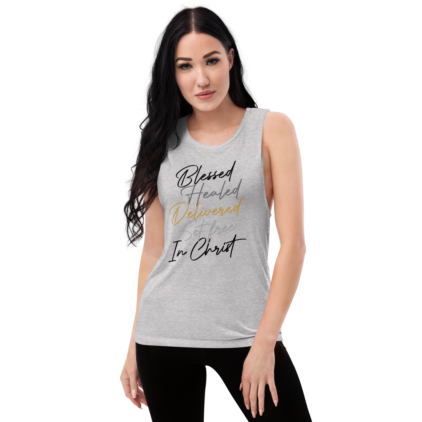 Ladies’ Blessed Multi Muscle Tank        *addt'l. colors