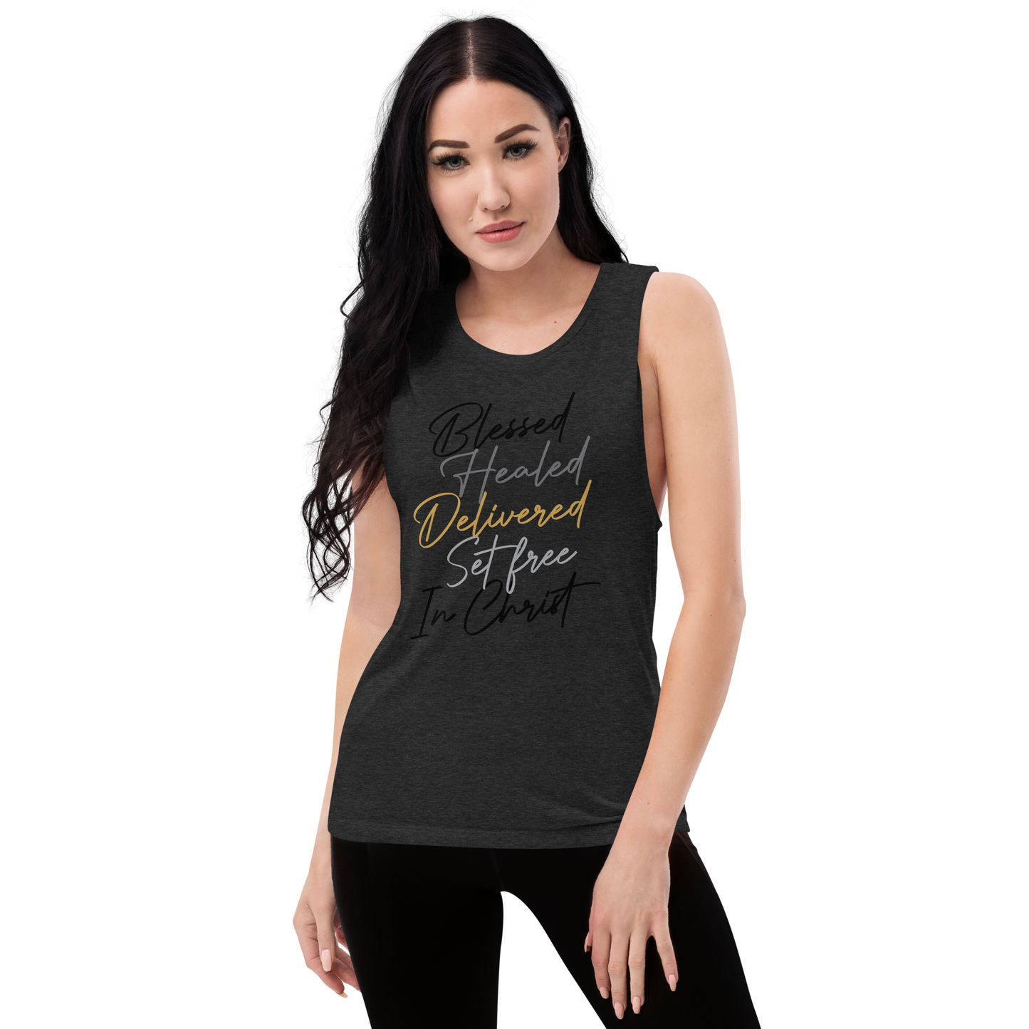 Ladies’ Blessed Multi Muscle Tank        *addt'l. colors
