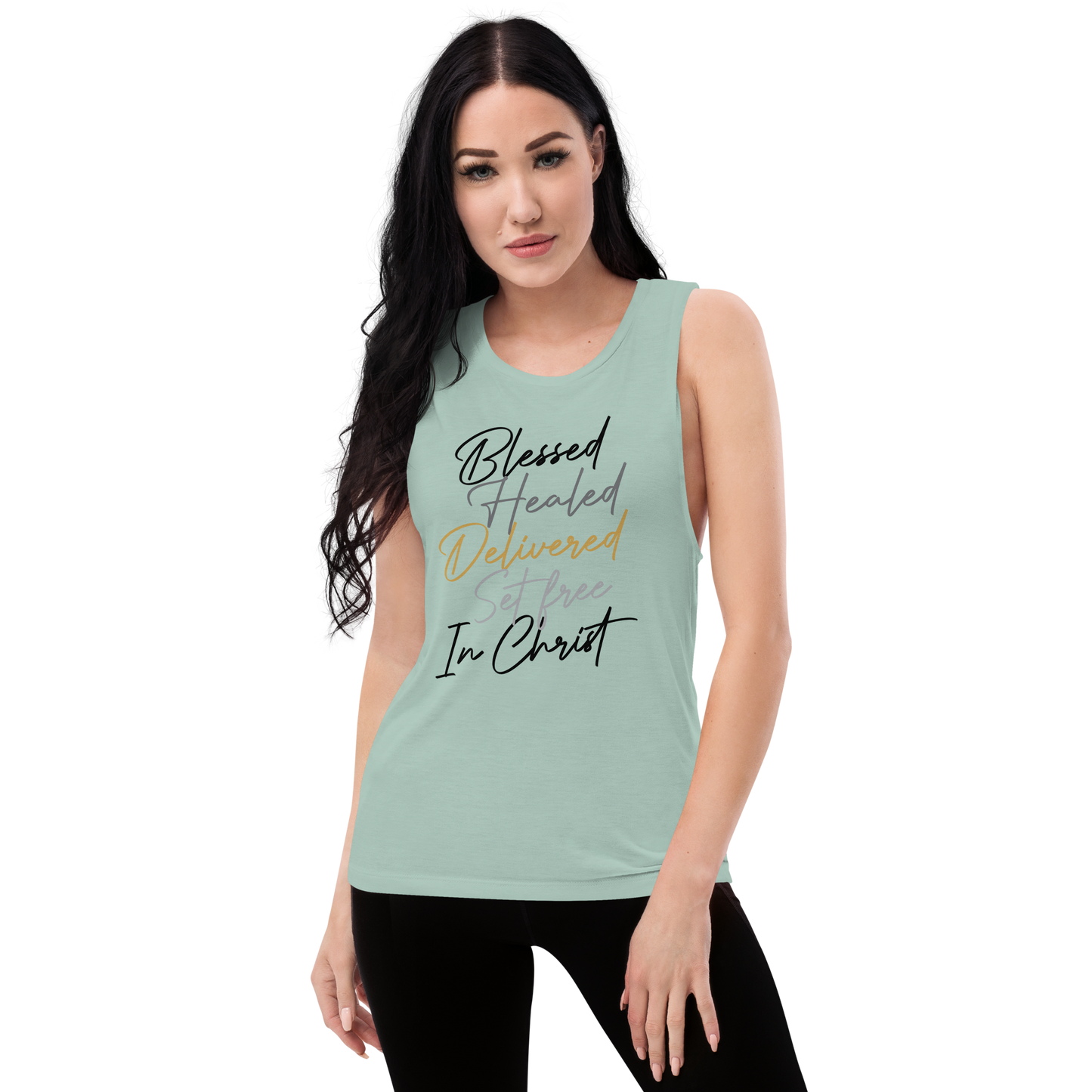 Ladies’ Blessed Multi Muscle Tank        *addt'l. colors