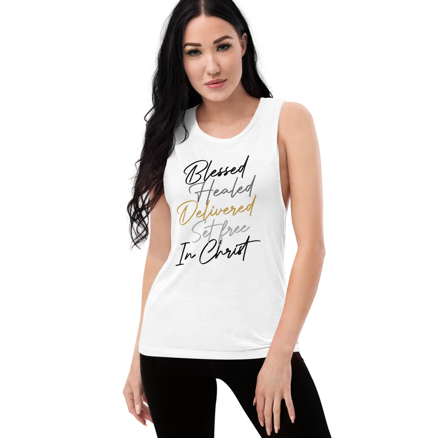 Ladies’ Blessed Multi Muscle Tank        *addt'l. colors